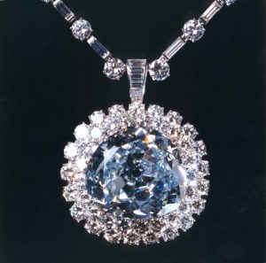 The famous blue diamond, The Idol's Eye, bought by Imelda Marcos