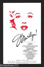 Programme for musical, "Marilyn!"